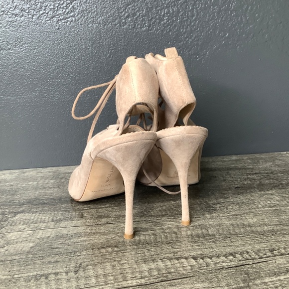 Manolo Blahnik Attal suede lace-up sandals - Picture 10 of 14